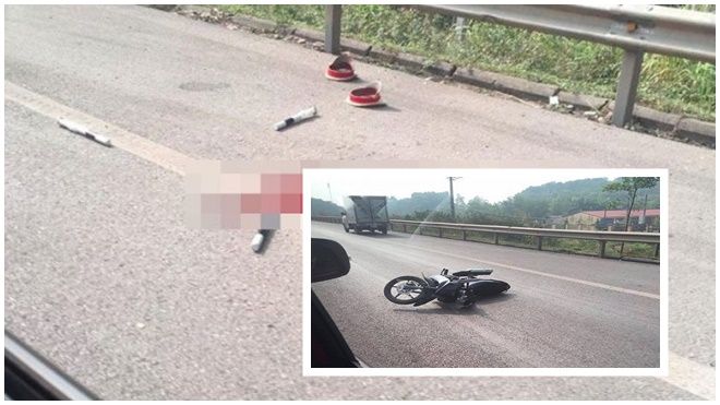 Công an truy bắt người đi xe máy vào đường cao tốc, tông CSGT nguy kịch