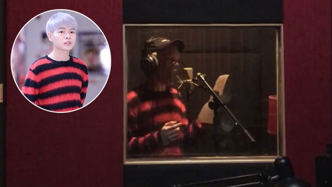 Trước sản phẩm cùng Thùy Chi, Đức Phúc bất ngờ để lộ clip thu âm ca khúc mới toanh