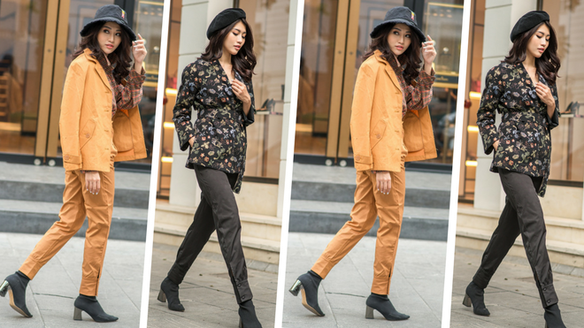 Chán gợi cảm, Quỳnh Châu thử nghiệm phong cách menswear cho những ngày vào đông