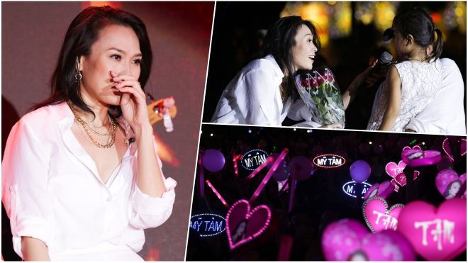 Mỹ Tâm rơi nước mắt trước hơn 10.000 khán giả trên Phố đi bộ trong loạt ca khúc mới