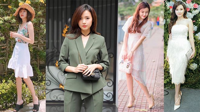 Năm 2017 rồi mà gout thời trang của Midu vẫn một màu, thua xa 'nàng dâu cả' Tư Thì
