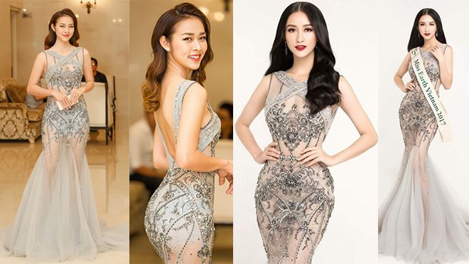 Mặc lại đầm xuyên thấu của Hà Thu, Diệp Bảo Ngọc chứng tỏ vẻ gợi cảm 'bất bại'