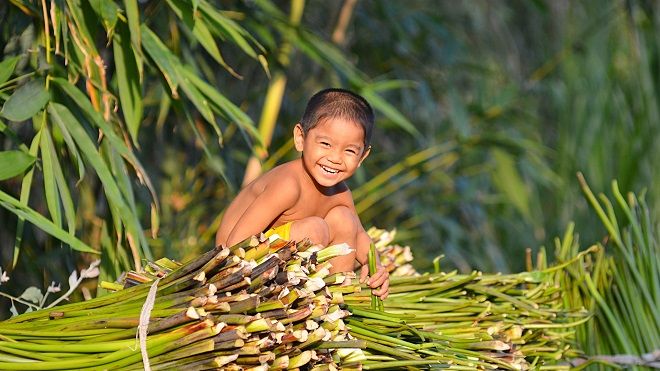 Cuộc sống của người miền Tây trong mùa nước nổi qua góc ảnh của một thầy giáo