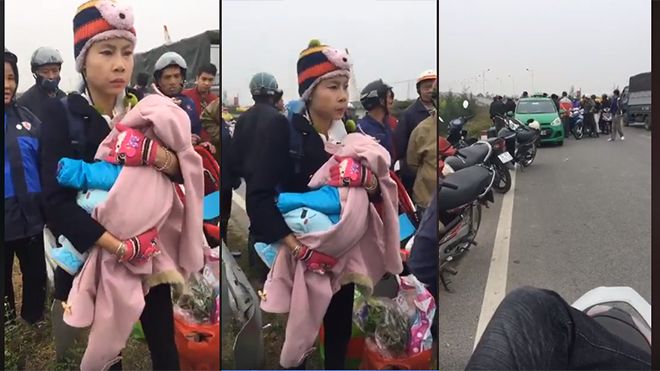 'Hotgirl' Bella ôm con tái xuất với màn quỵt tiền tài xế taxi, khiến đường quốc lộ tắc nghẽn