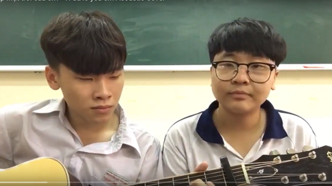 2 nam sinh Sài Gòn 'đốn tim' với bản mashup 'Đã lỡ yêu em nhiều + Mặt trời của em'