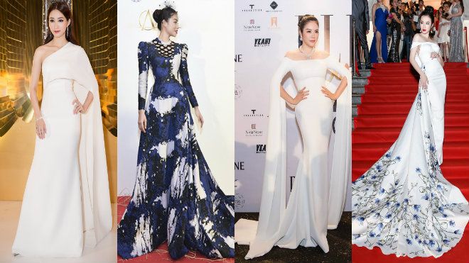 10 bộ cánh hao vải thừa độ 'càn quét' thảm đỏ Vbiz năm 2017