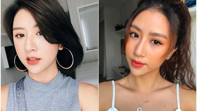 4 hot girl cằm ngắn bỗng nhiên… dài ra thành chuẩn Vline