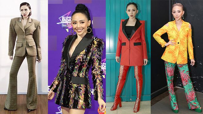 Cứ tưởng trung thành với mốt sexy, nào ngờ Tóc Tiên chính là 'trùm vest' đáng nể của showbiz