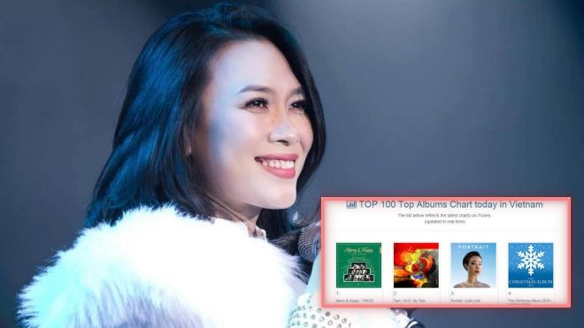 'Sức mạnh' từ album mới của Mỹ Tâm: Vol.8 bất ngờ lọt top Itunes Việt Nam