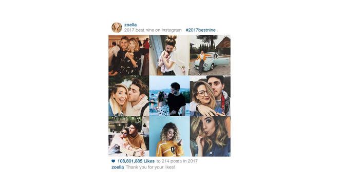 9 bức ảnh Instagram được like nhiều nhất năm nay của bạn là gì?