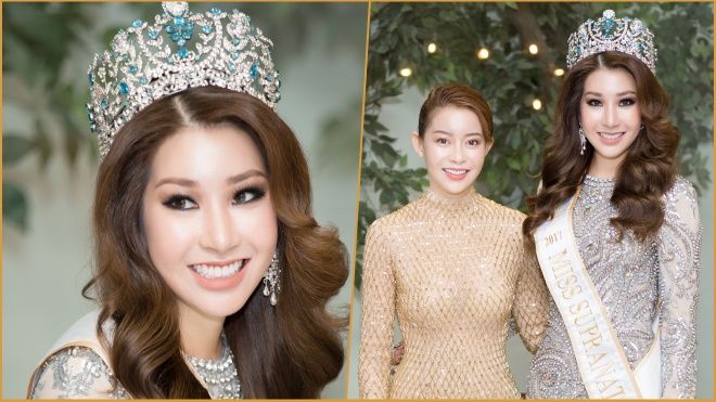 Hoa hậu Siêu quốc gia 2017 xuất hiện rạng rỡ tại Việt Nam, lên tiếng về việc bị chê bai nhan sắc