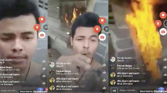 Không đòi được tiền, chủ nợ tới đốt nhà rồi livestream trên Facebook