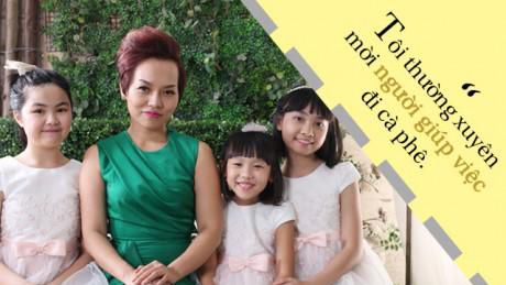 Phản ứng đặc biệt của Thái Thùy Linh khi con mình đẻ ra gọi người giúp việc là… mẹ