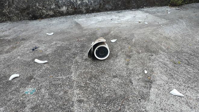 Một gia đình bị tạt máu heo vào nhà trong đêm