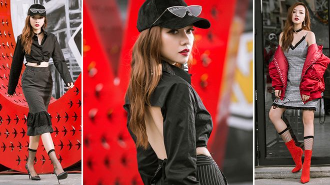 Xuống phố ngày cuối năm, Băng Di lăng-xê mốt sơ-mi khoét lưng táo bạo