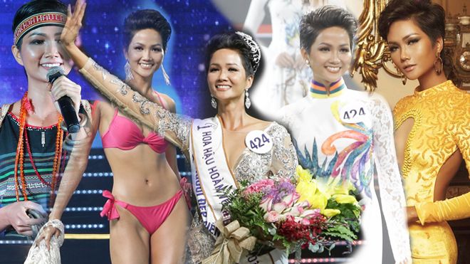 Tân hoa hậu H'Hen Niê và hành trình đầy nghị lực để chạm tới vương miện Miss Universe Việt Nam 2017