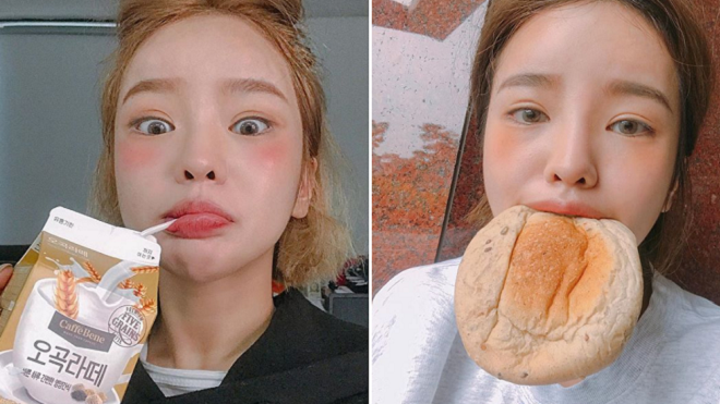 Cô gái Hàn Quốc nổi tiếng Instagram chỉ vì… tham ăn và 'không thèm giữ hình tượng'