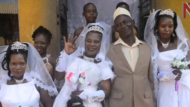 Người đàn ông hạnh phúc nhất năm đây rồi, một lúc cưới hẳn 3 cô vợ