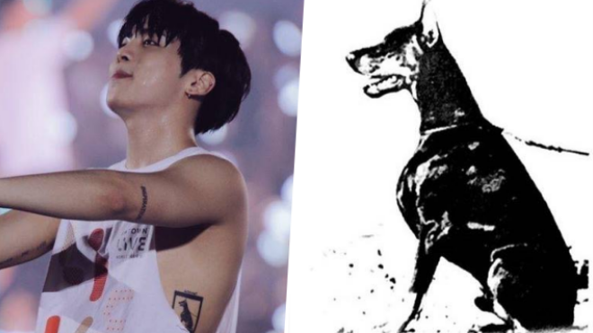 Jonghyun từng ẩn ý về tình trạng tâm lý với hình xăm: ‘Tôi có một chú chó đen, tên của nó là Trầm Cảm’?