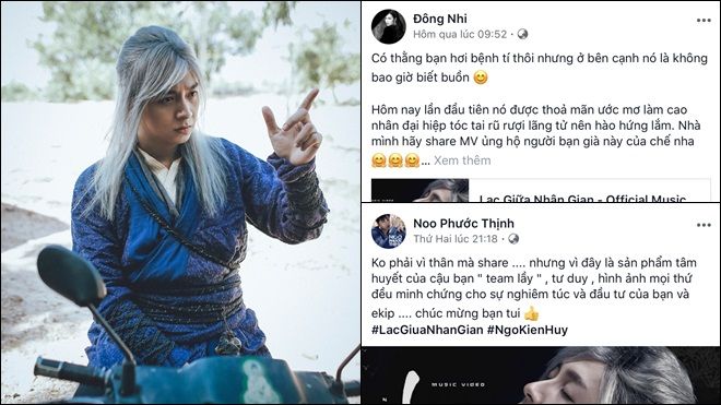 Noo - Đông Nhi cùng loạt sao ủng hộ, MV Ngô Kiến Huy nhanh chóng đạt triệu view