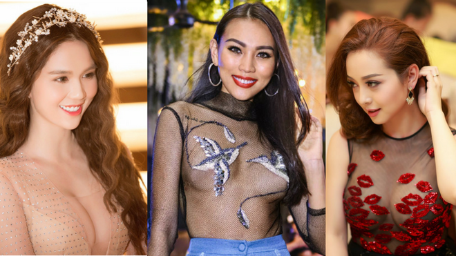 10 bộ cánh khoe vòng 1 bạo ngoài sức tưởng tượng của sao Việt năm 2017