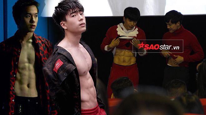 Hot: Nonkul - James diện đồ đôi giáng sinh, lần đầu tiên khoe ‘6 múi’ trước mặt fan