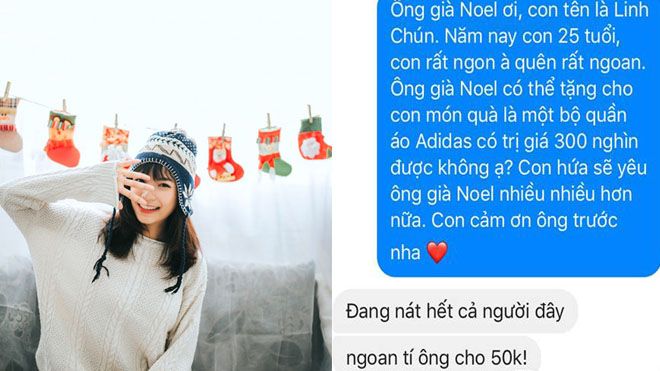 Giả vờ 'người ấy' là ông già Noel để nhắn tin xin quà, ý tưởng thông minh thế mà vẫn không ăn thua