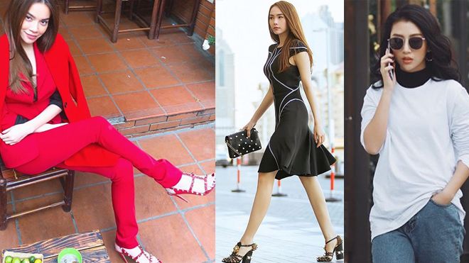 5items tuần: Hà Hồ, Minh Hằng cuồng si giày đinh tán cá tính, Minh Tú trung thành với mốt thể thao
