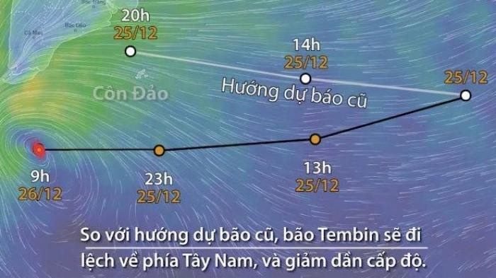 Bão Tembin liên tục đổi hướng và trở nên phức tạp, nguy hiểm như thế nào sau 4 ngày hình thành?