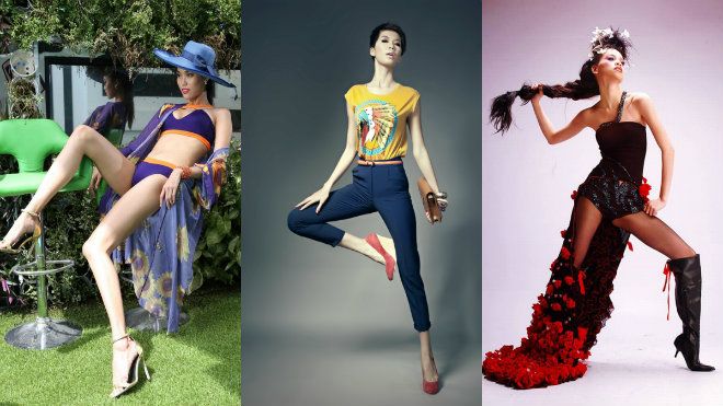 Loạt hình ảnh thời trang chất-phát-ngất thời 'chân ướt chân ráo' của các Siêu mẫu VN