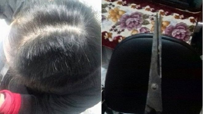 Chồng bạo hành, cắt tóc vợ trước mặt con trai 10 tuổi