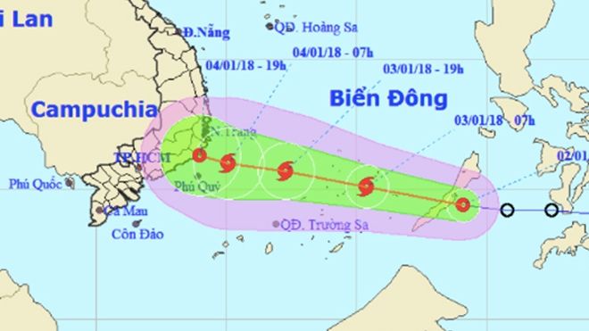 Hôm nay biển Đông đón cơn bão đầu tiên trong năm, toàn miền Bắc mưa phùn