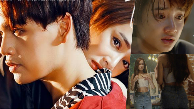 Nhã Phương dàn dụa nước mắt, cắt phăng mái tóc trong MV của Nguyễn Trần Trung Quân