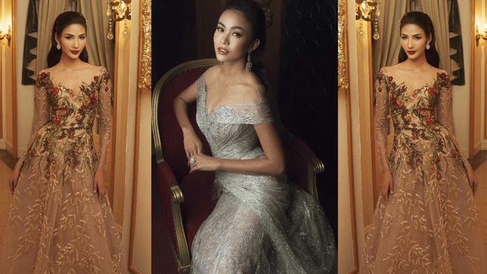 Dàn người đẹp diện áo khoét sâu, váy xẻ cao quyến rũ bất-phân-thắng-bại với Hoàng Thuỳ, Mâu Thuỷ