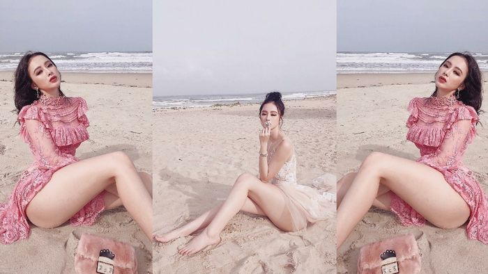 Streetstyle tuần đầu năm 2018 của Angela Phương Trinh chỉ toàn vòng 3 ngồn ngộn