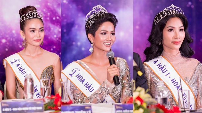 Thật may năm nay không có hoa hậu, á hậu nào bị 'dìm' vì trang điểm, lọt top gương mặt đẹp của tuần