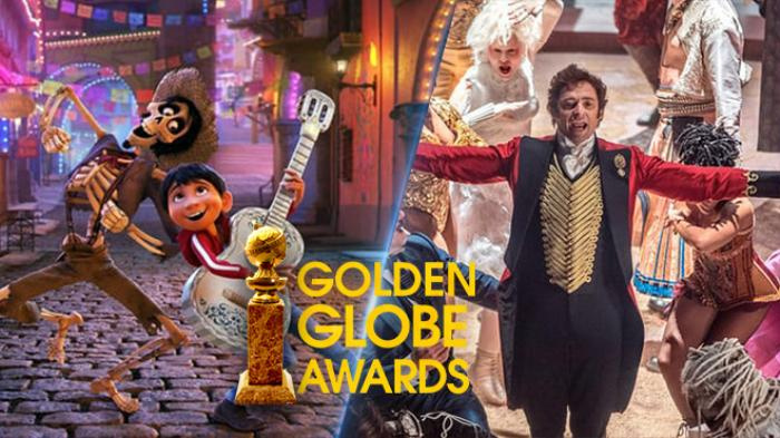 Quả Cầu Vàng 2018: 'Coco' là phim hoạt hình hay nhất, 'The Greatest Showman' ẵm giải ca khúc