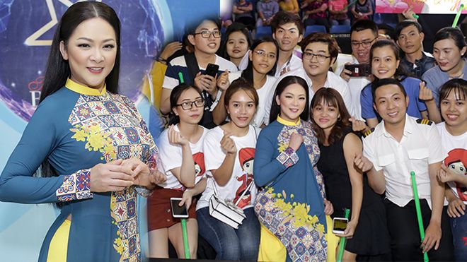 Thần tượng Bolero 2018: Như Quỳnh diện áo dài bắt mắt, hoà mình trong vòng vây người hâm mộ