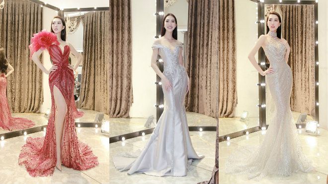 Tường Linh khiến fan lo lắng khi liên tục chọn váy cũ của Hà Hồ để lên đường thi thố nhan sắc