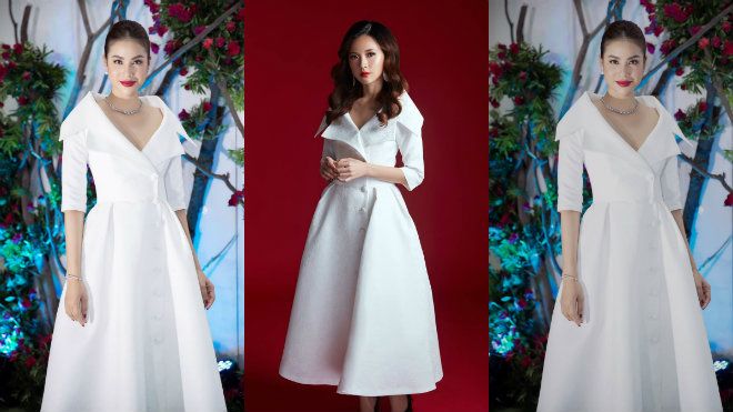 Xinh đẹp như Midu cũng phải chào thua khi lỡ 'chọn nhầm' váy của Phạm Hương