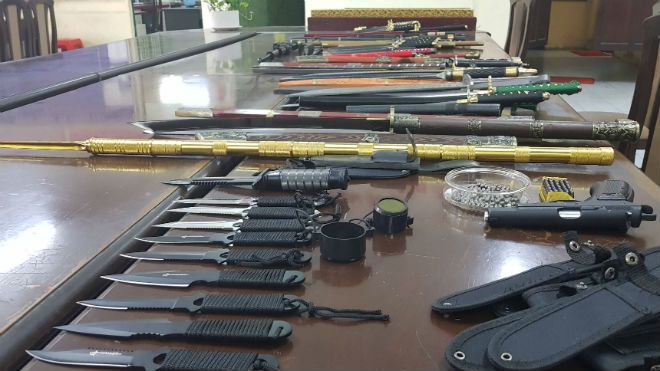 Triệt phá kho vũ khí cung cấp cho giang hồ giữa trung tâm Sài Gòn