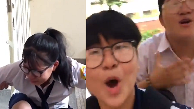 Nữ sinh thất tình vừa khóc vừa cười vì hội bạn thân an ủi theo cách quá 'lầy lội'