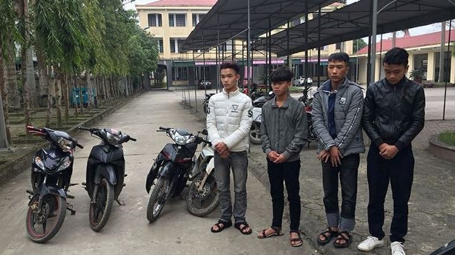Học sinh lớp 12 lập băng nhóm chuyên trộm cắp xe máy để tiêu xài