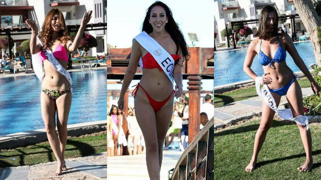 Loạt đối thủ của Tường Linh có body ngấn mỡ, thừa cân tạo dáng 'có một không hai'