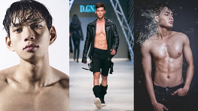 Loạt mẫu nam cao trên 1,8 m, body 6 múi phong toả bảng xếp hạng Siêu mẫu VN online