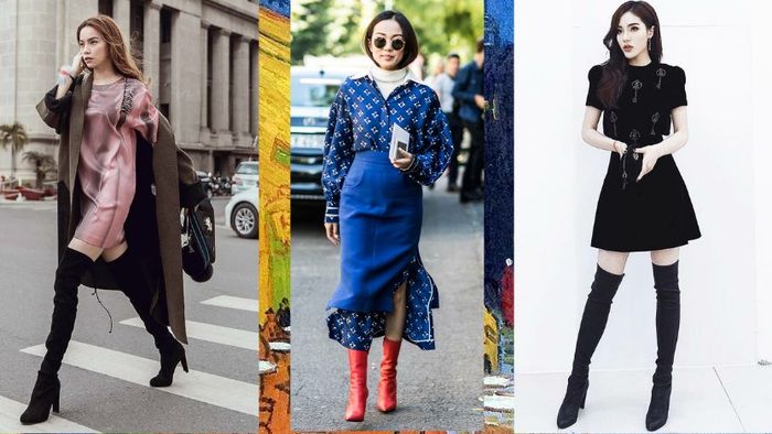 Hà Hồ, Kỳ Duyên nên cất những đôi boots đen vào tủ, sắm boots cao bất tận màu nổi là vừa!