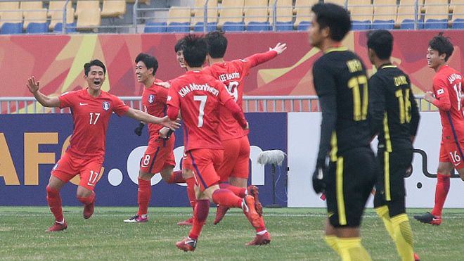 U23 Malaysia dừng chân ở tứ kết sau trận thua Hàn Quốc