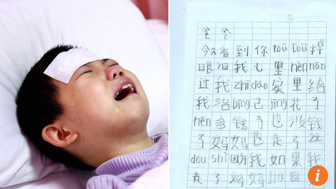 Lá thư đẫm nước mắt của cô bé 7 tuổi mắc ung thư: 'Nếu con ra đi, mẹ sẽ quay về'