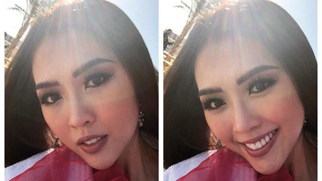 Không chỉ mượn đồ cũ, Tường Linh còn gây 'hốt hoảng' khi kẻ chân mày 'sâu róm' quá tay