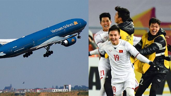 Vietnam Airlines đài thọ chi phí cho người thân cầu thủ U23 Việt Nam đi xem trận chung kết